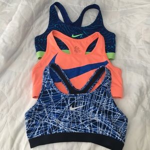 3 NIKE Sports Bras